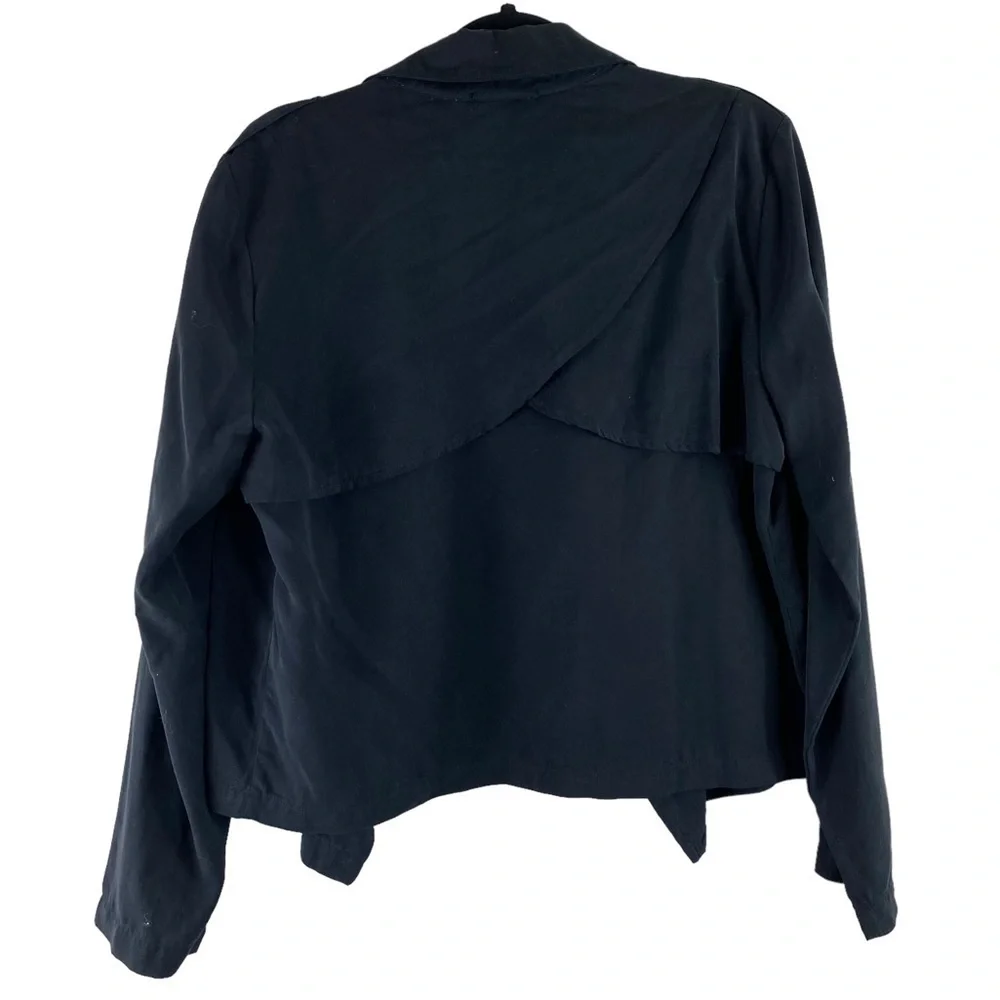 NWT Ella Moss Nella Long Sleeve Open Front Waterfall‎ Cardigan Sz L